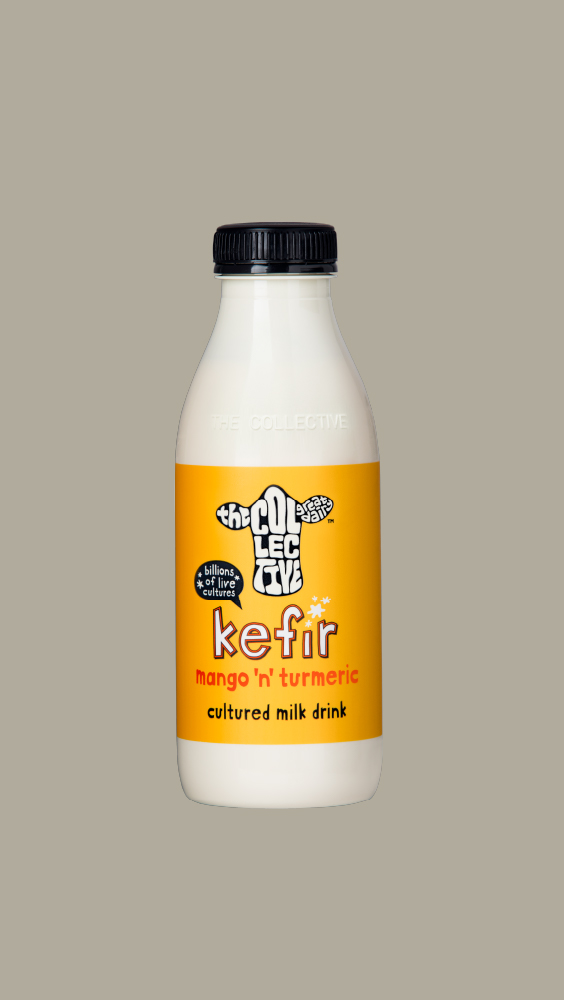 Kefir mango product photography