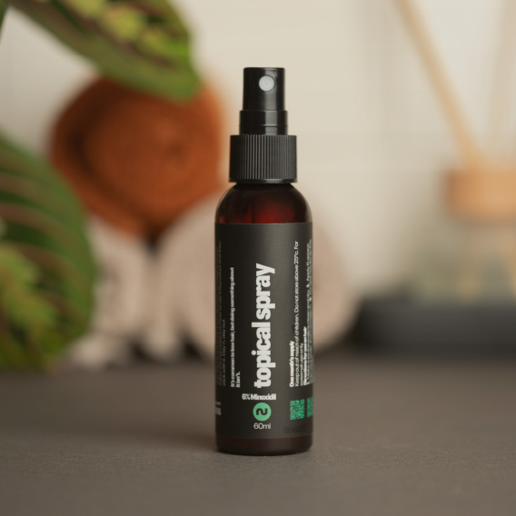 Hair loss treatment topical spray