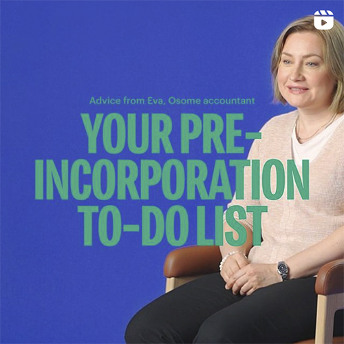 your pre incorporation to do list
